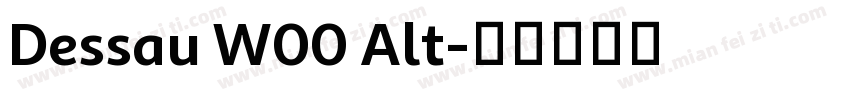 Dessau W00 Alt字体转换